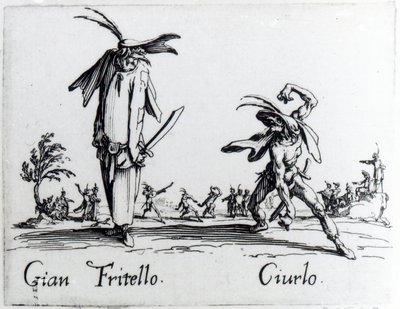 I Balli de Spessanei, of Le Grande Chasse, c.1622 door Jacques Callot